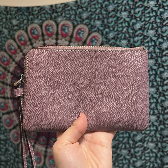 Coach purple wristlet - Picture 2 of 3